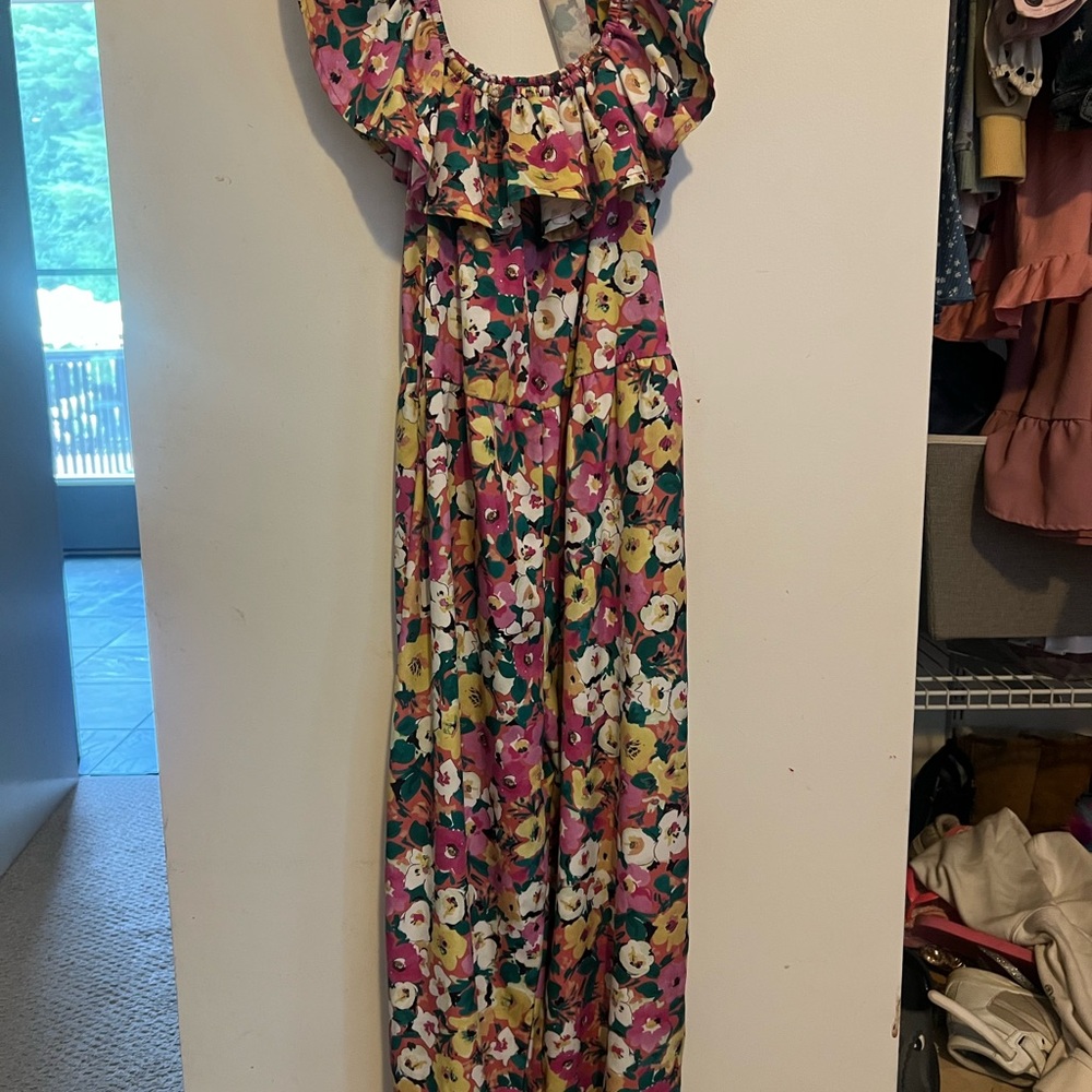Floral Ruffle Romper